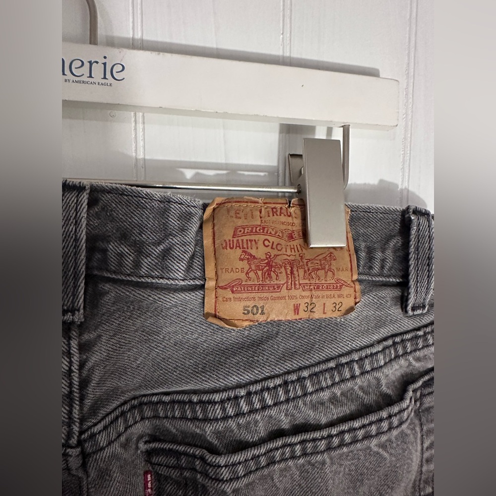 Vintage Levi 501 Grey/Black